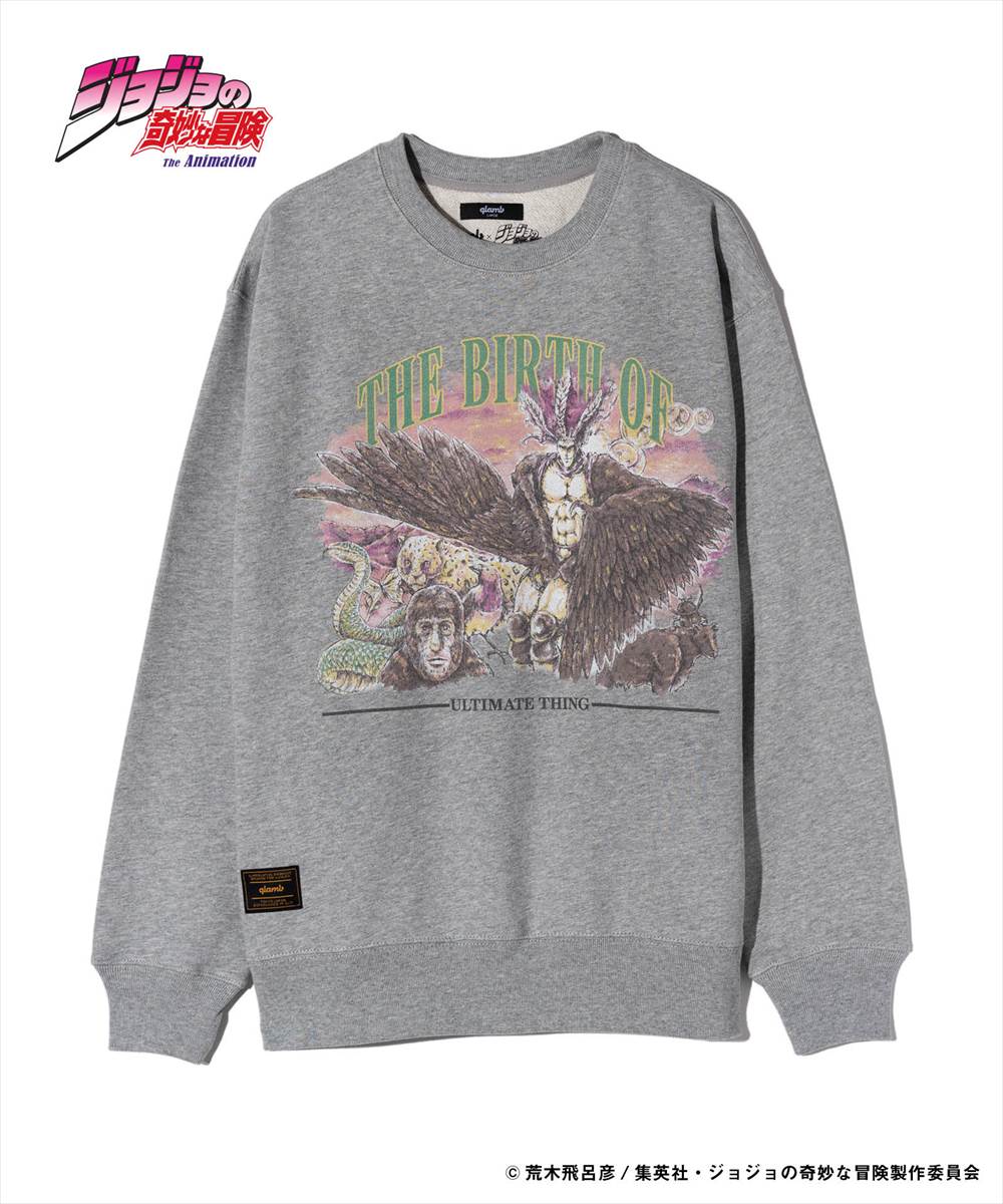 ジョジョの奇妙な冒険 JOJO glamb グラム Kars Sweat カーズスウェット