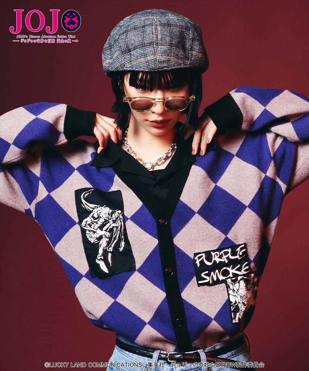 パンナコッタ・フーゴ カーディガン Pannacotta Fugo’s Stand Cardigan JOJO ジョジョ glamb グラム