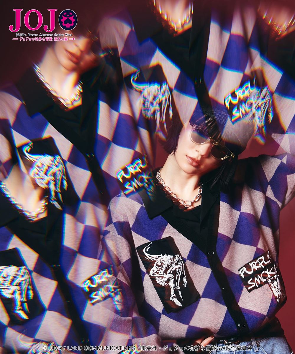 パンナコッタ・フーゴ カーディガン Pannacotta Fugo’s Stand Cardigan JOJO ジョジョ glamb グラム