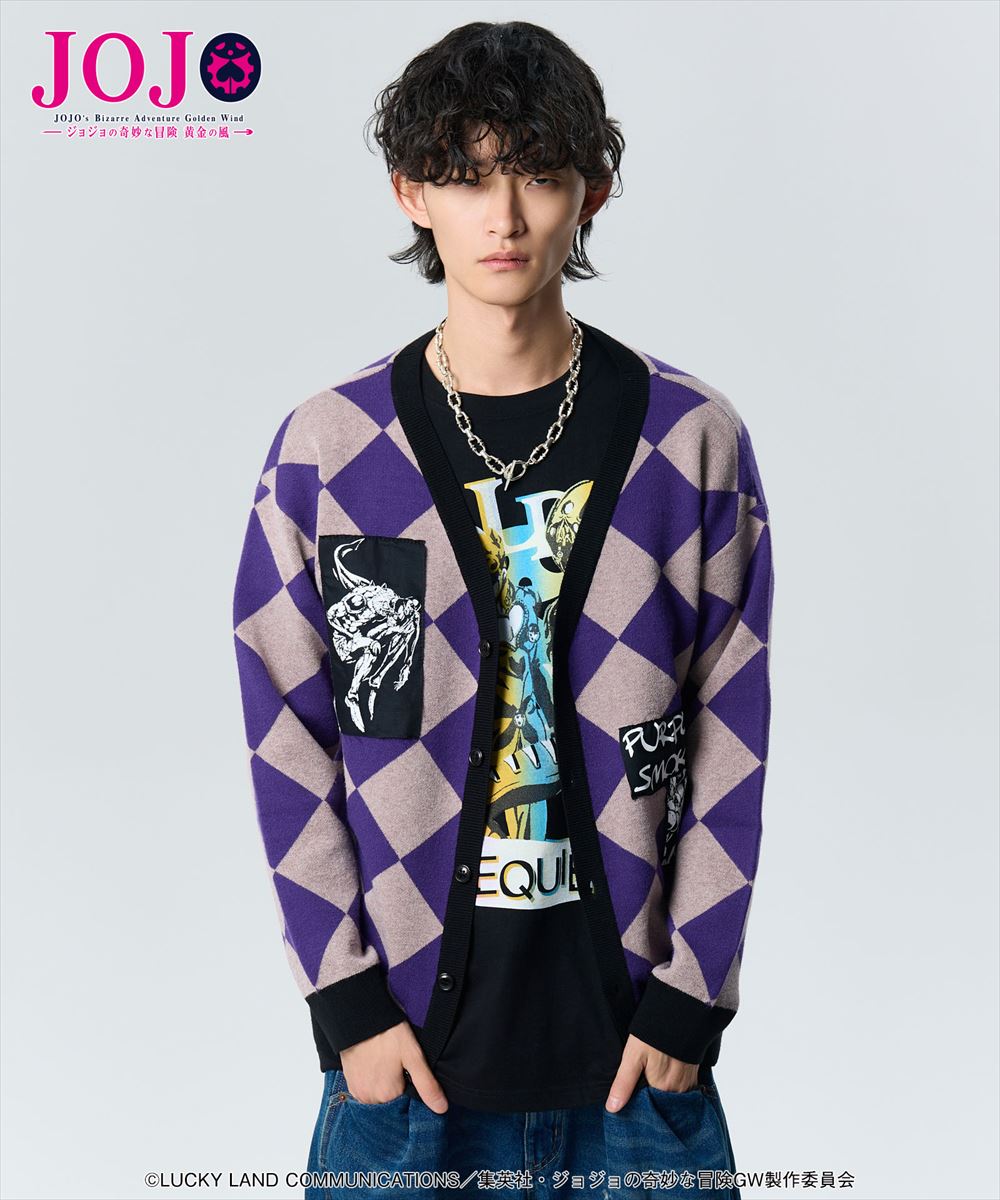 パンナコッタ・フーゴ カーディガン Pannacotta Fugo’s Stand Cardigan JOJO ジョジョ glamb グラム
