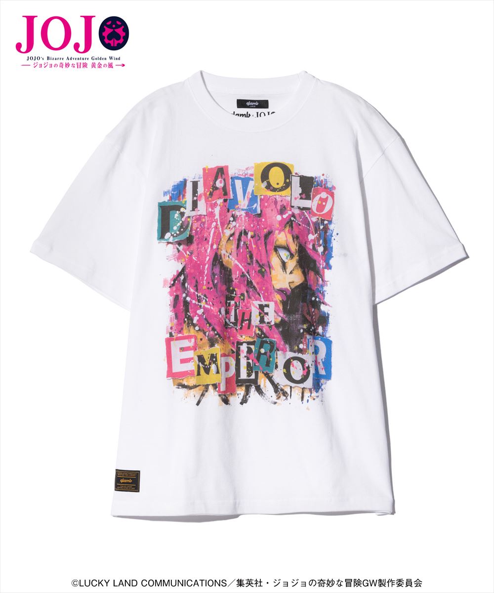 ディアボロ Tシャツ Diavolo T-shirt JOJO ジョジョ glamb グラム
