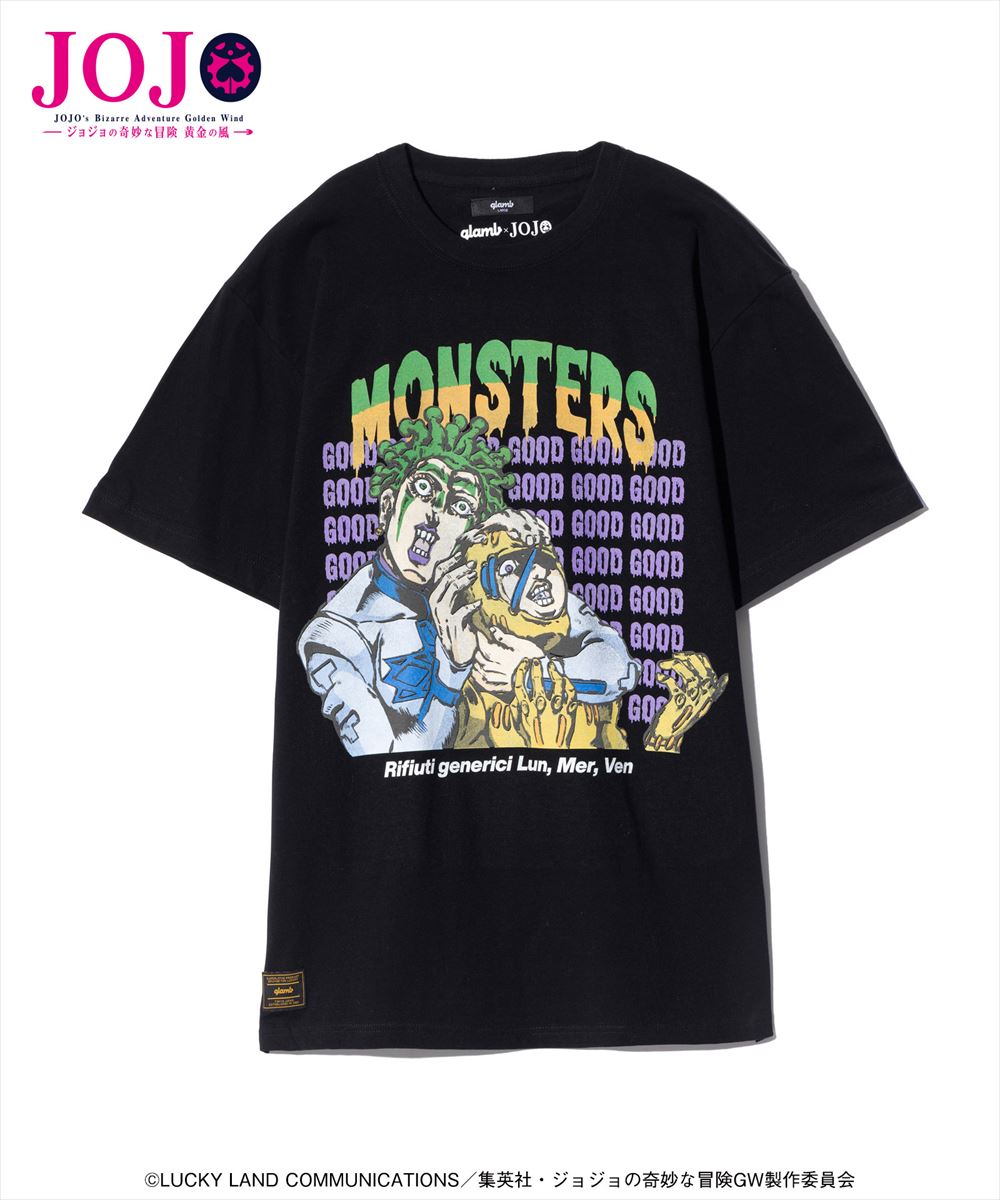 チョコラータ セッコ Tシャツ Cioccolata & Secco T-shirt JOJO ジョジョ glamb グラム