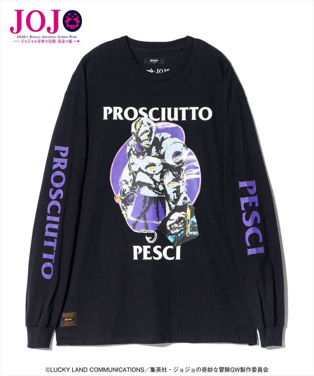 プロシュート ペッシ ロングスリーブカットソー Prosciutto & Pesci’s Stand Cutsew JOJO ジョジョ glamb グラム
