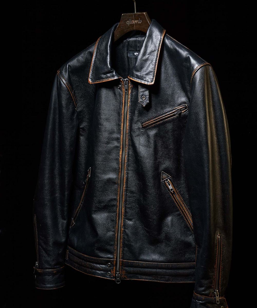 Hidden Valley Leather Jacket / ヒドゥンバレーレザージャケット glamb グラム