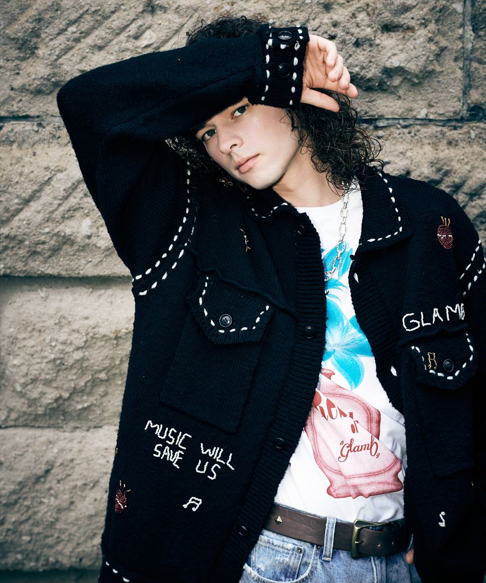 Beadswork Knit Jacket / ビーズワークニットジャケット glamb グラム