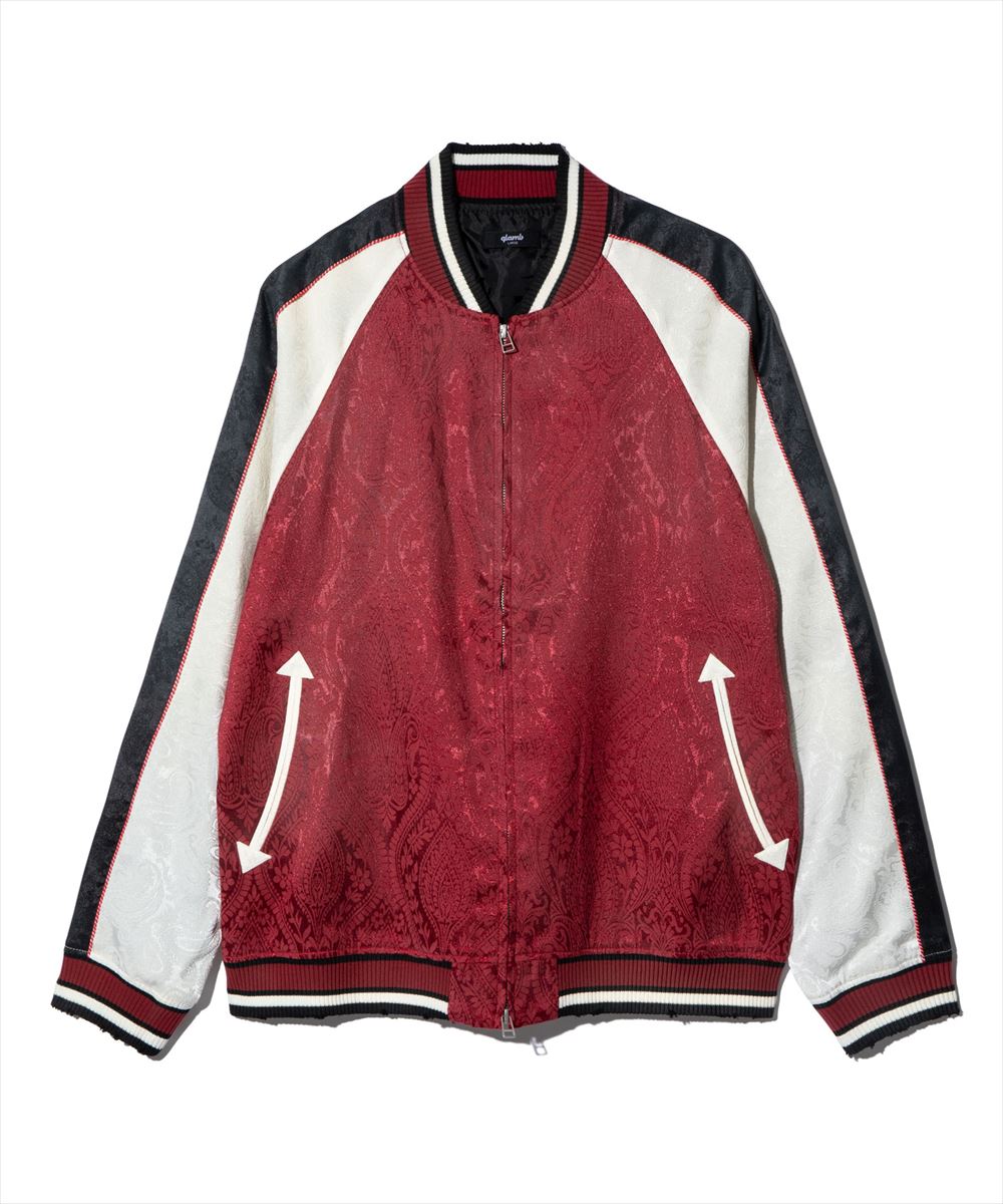 glamb グラム Aging Paisley Ska Jumper / エイジングペイズリースカジャンパー