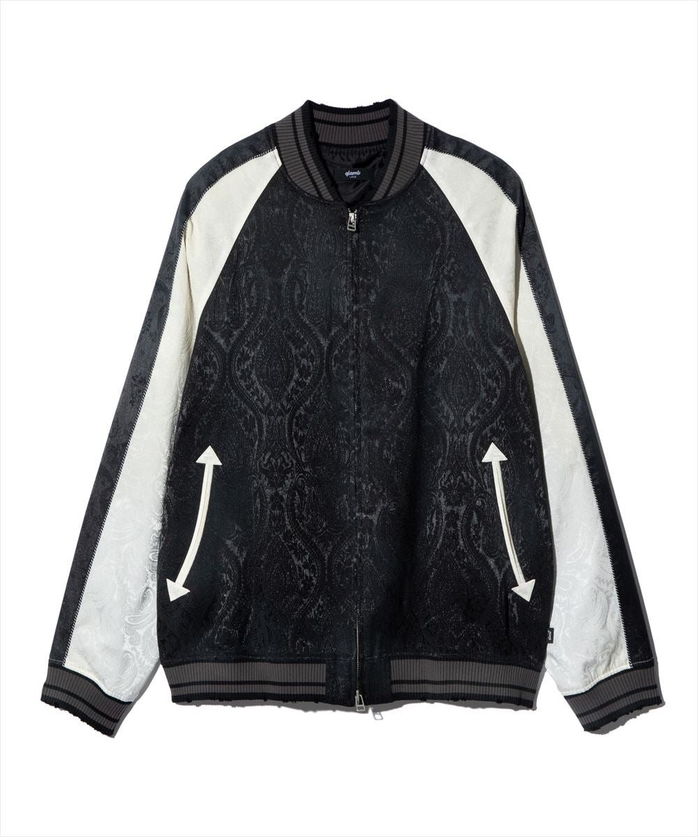 タイムセール glamb グラム Aging Paisley Ska Jumper / エイジングペイズリースカジャンパー