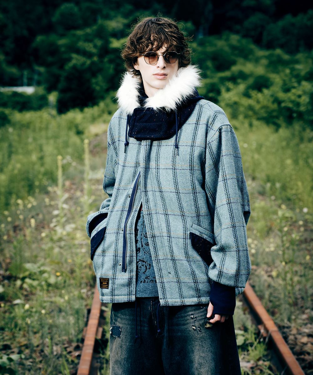 High Neck Short Mods Coat / ハイネックショートモッズコート glamb グラム