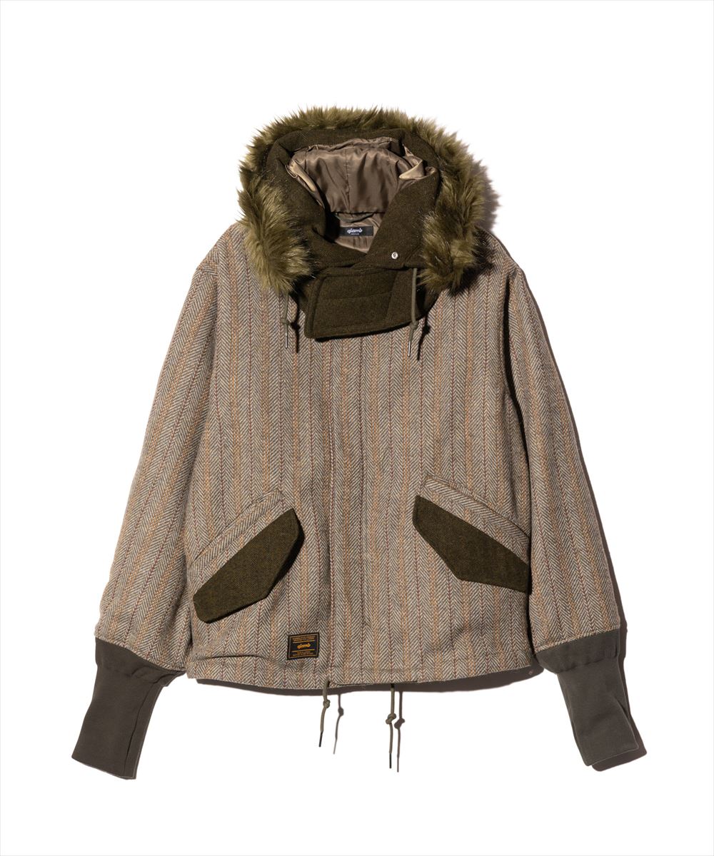 High Neck Short Mods Coat / ハイネックショートモッズコート glamb グラム