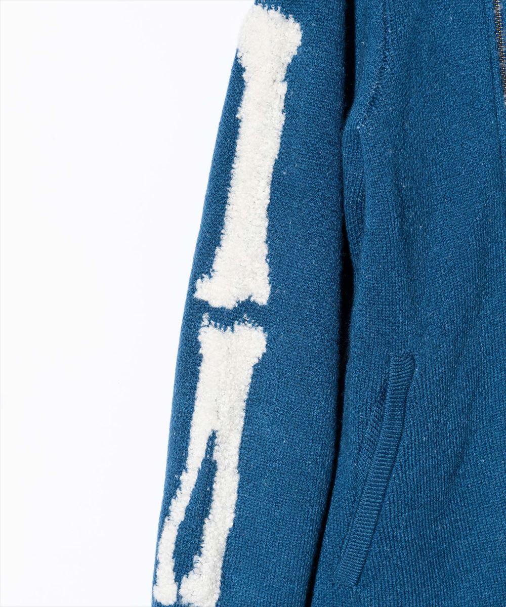 glamb グラム Knit Riders Jacket ニットライダースジャケット
