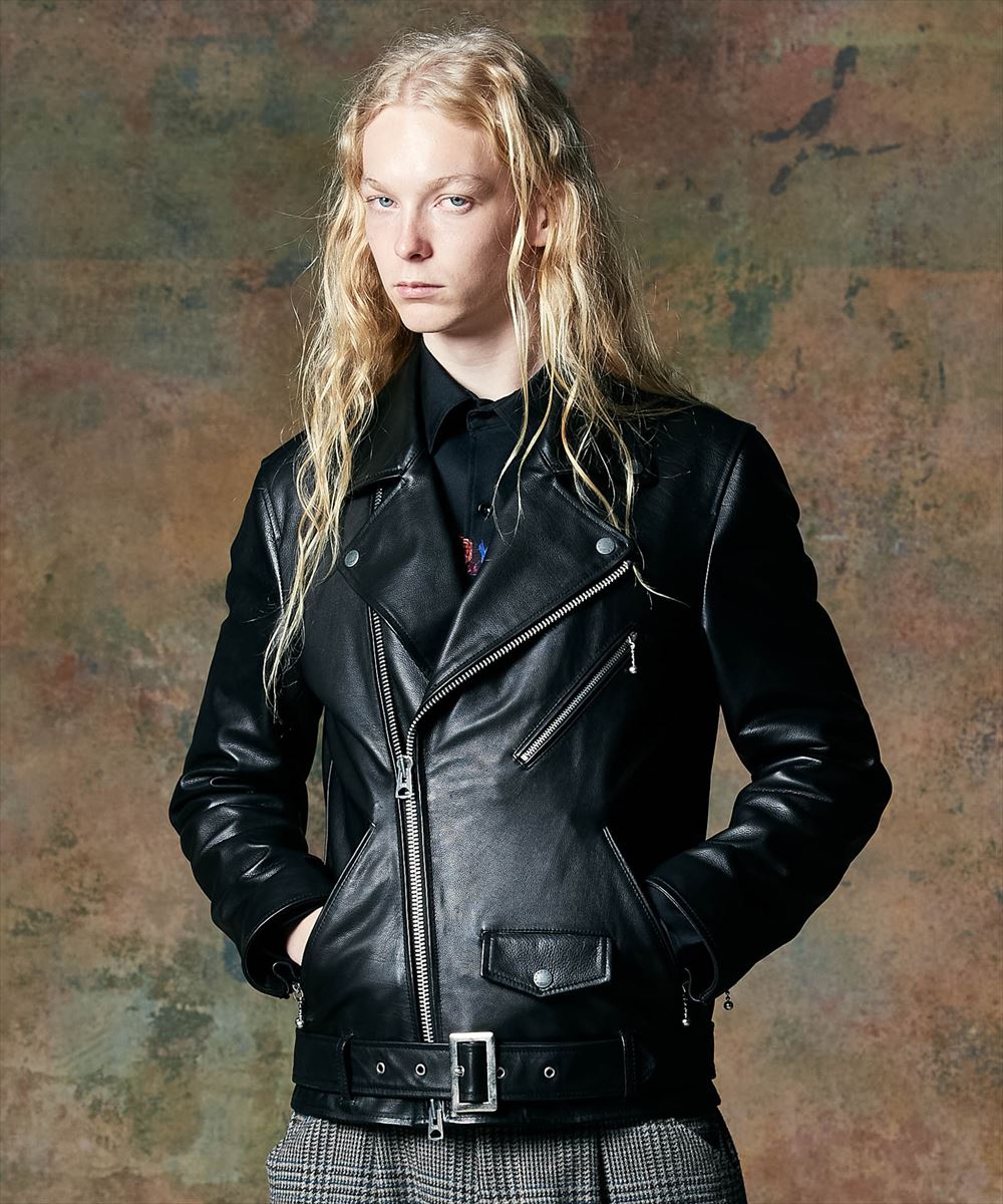 glamb グラム Calf Leather Riders Jacket / カーフレザーライダースジャケット