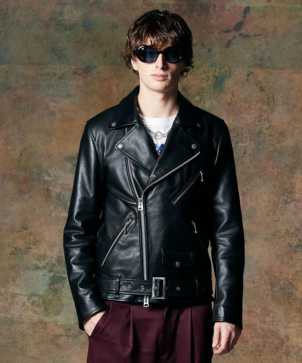 glamb グラム Calf Leather Riders Jacket / カーフレザーライダースジャケット