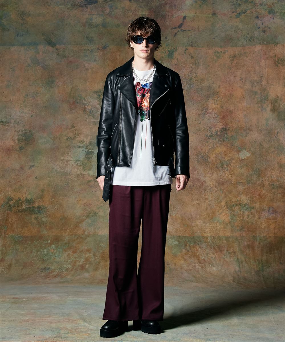 glamb グラム Calf Leather Riders Jacket / カーフレザーライダースジャケット
