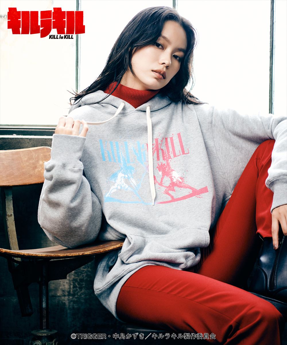 『キルラキル』 Ryuko ＆ Satsuki Hoodie / リュウコアンドサツキフーディ glamb グラム