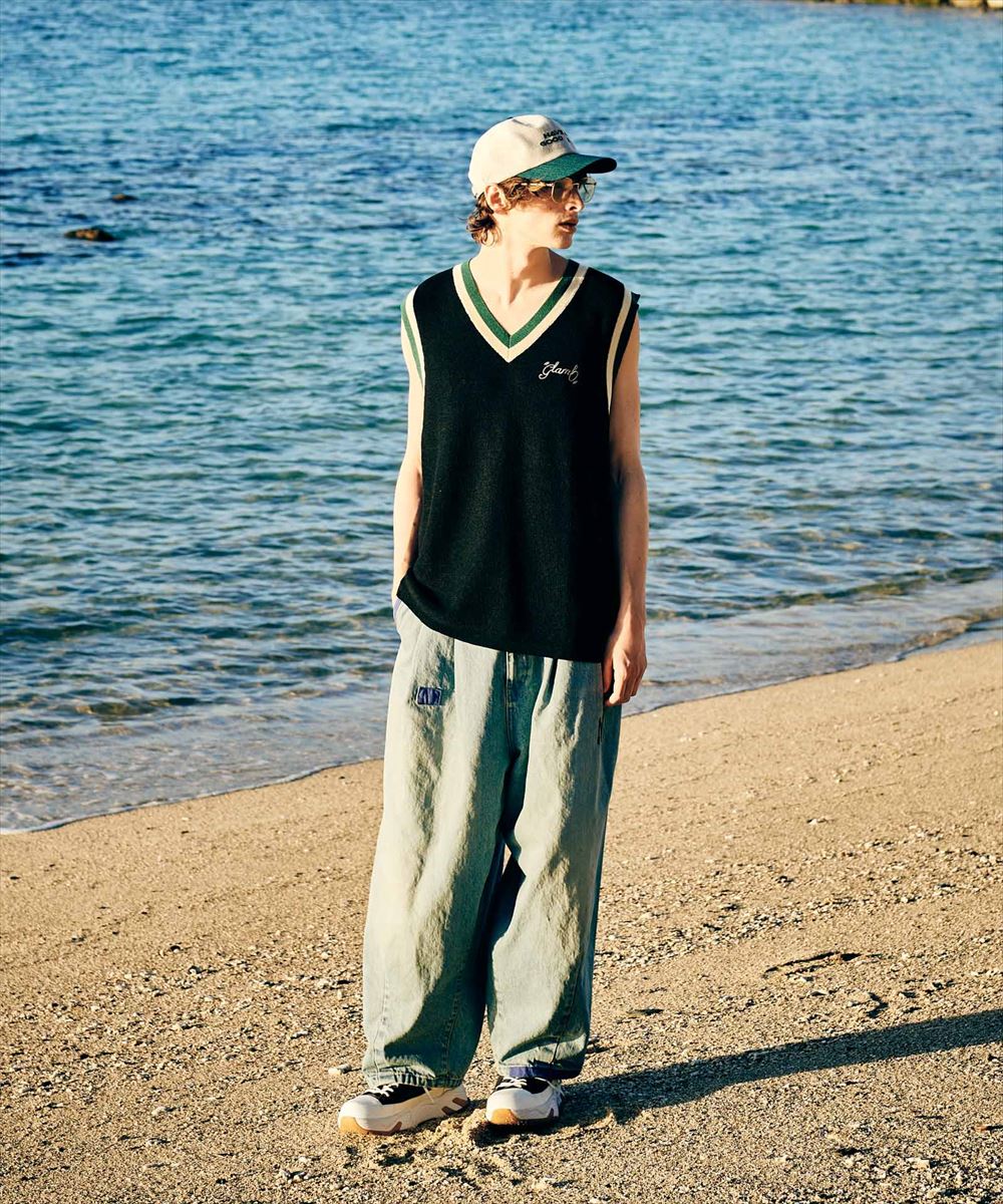 glamb グラム Tilden Knit Vest チルデンニットベスト
