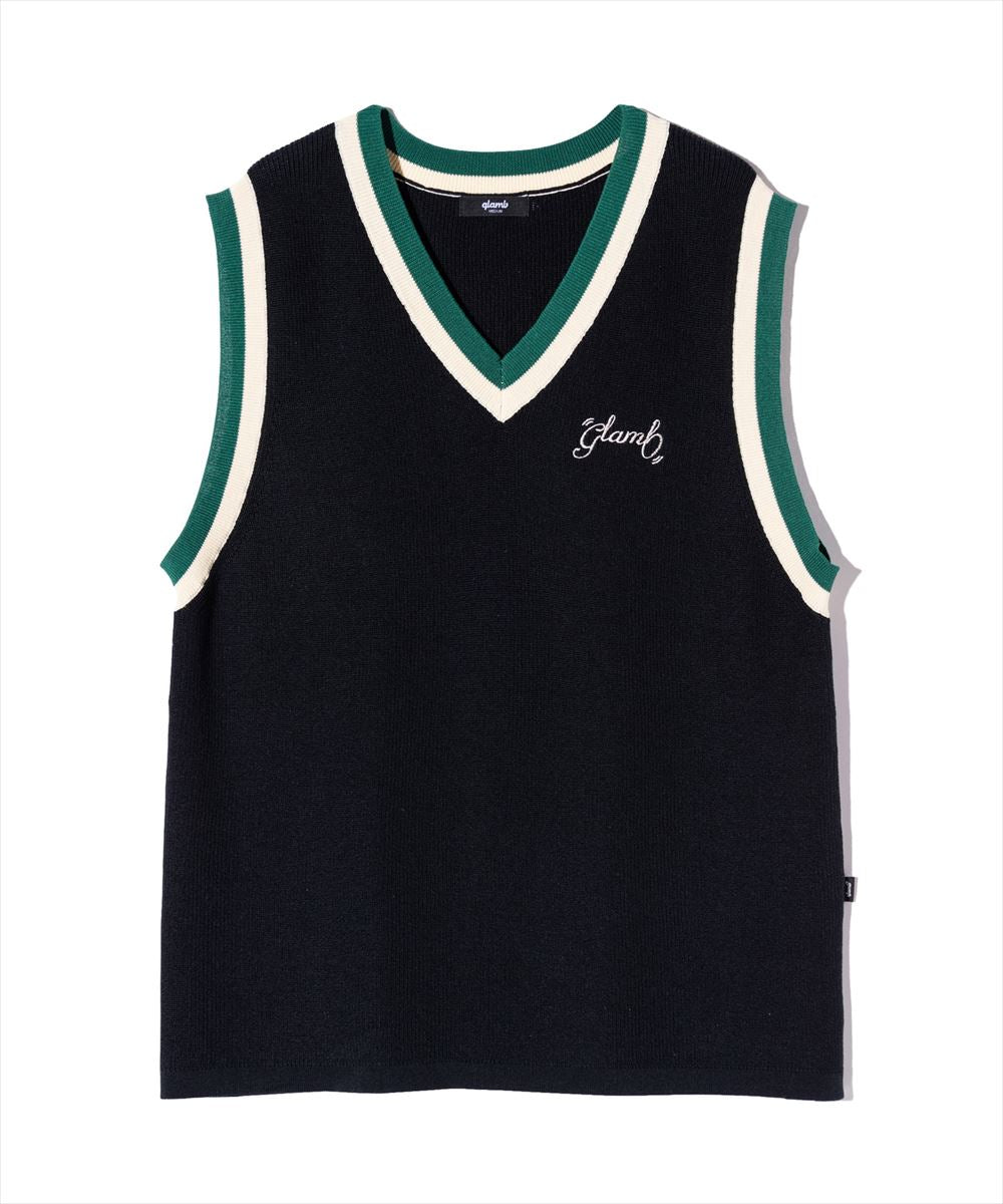 glamb グラム Tilden Knit Vest チルデンニットベスト
