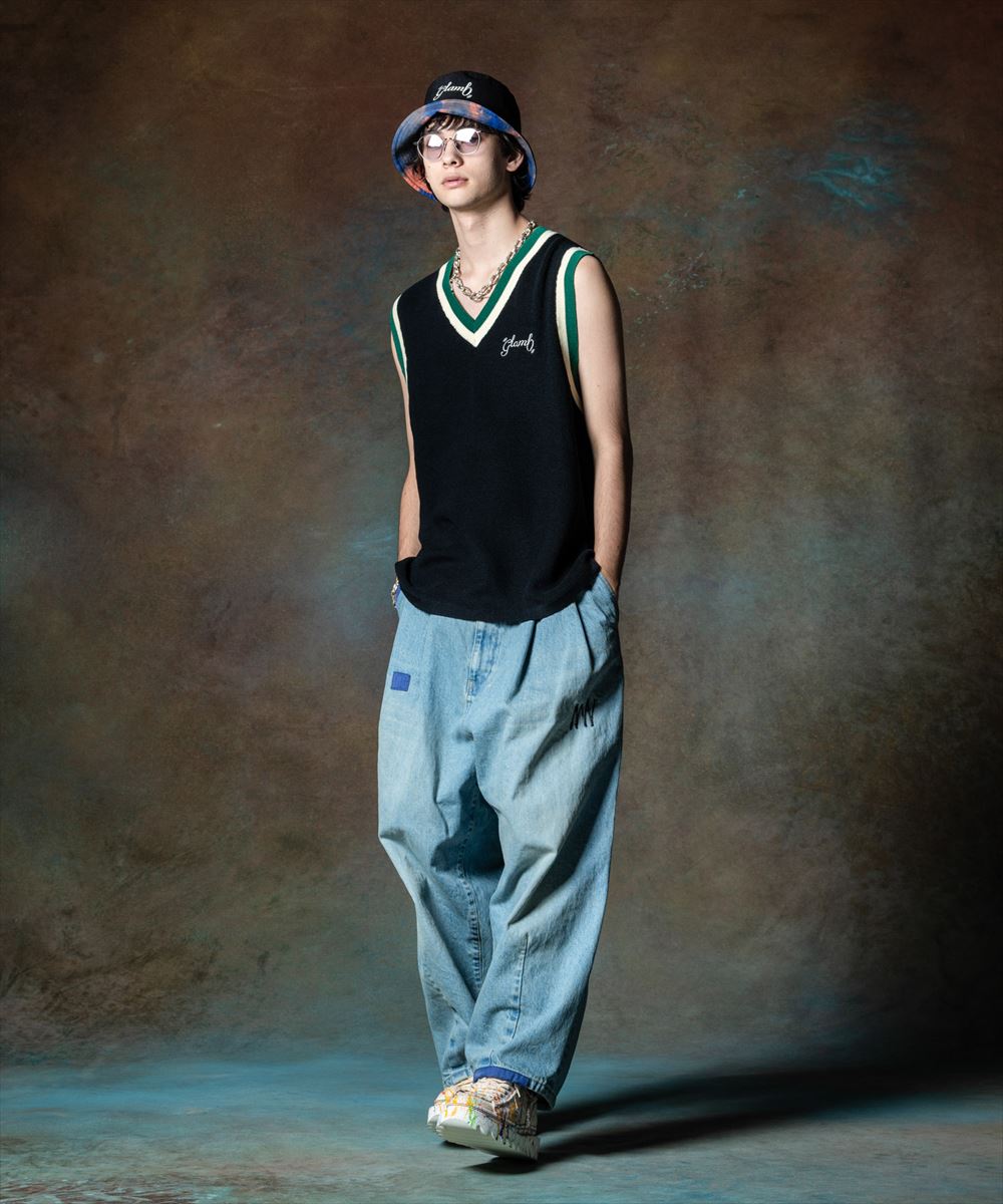 glamb グラム Tilden Knit Vest チルデンニットベスト