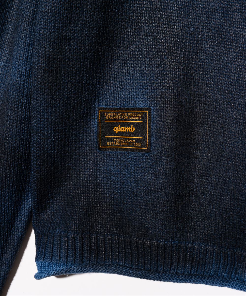 Paraffin Coated Knit Blouson / パラフィンコートニットブルゾン glamb グラム