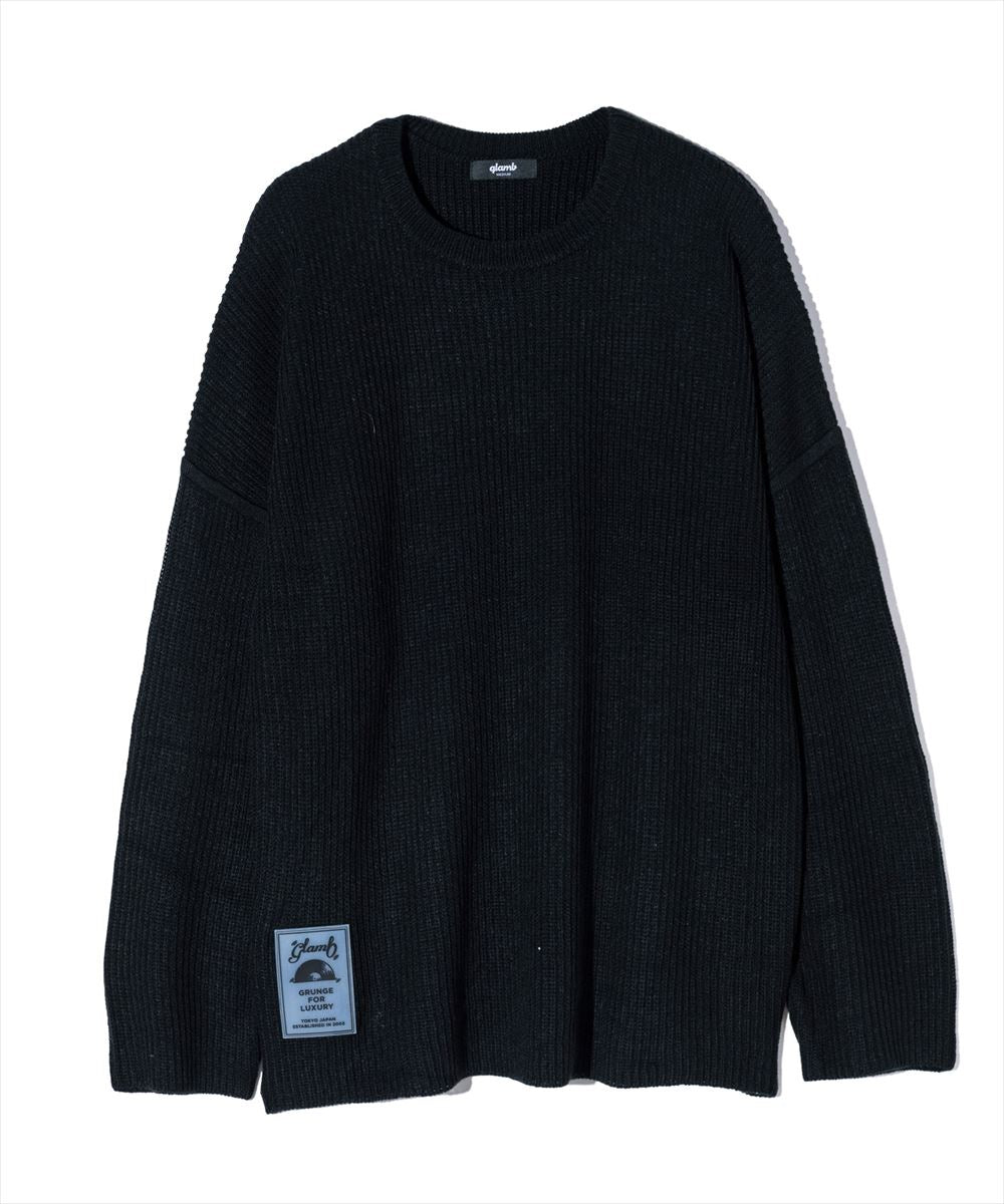 glamb グラム Rubber Tag Knit ラバータグニット