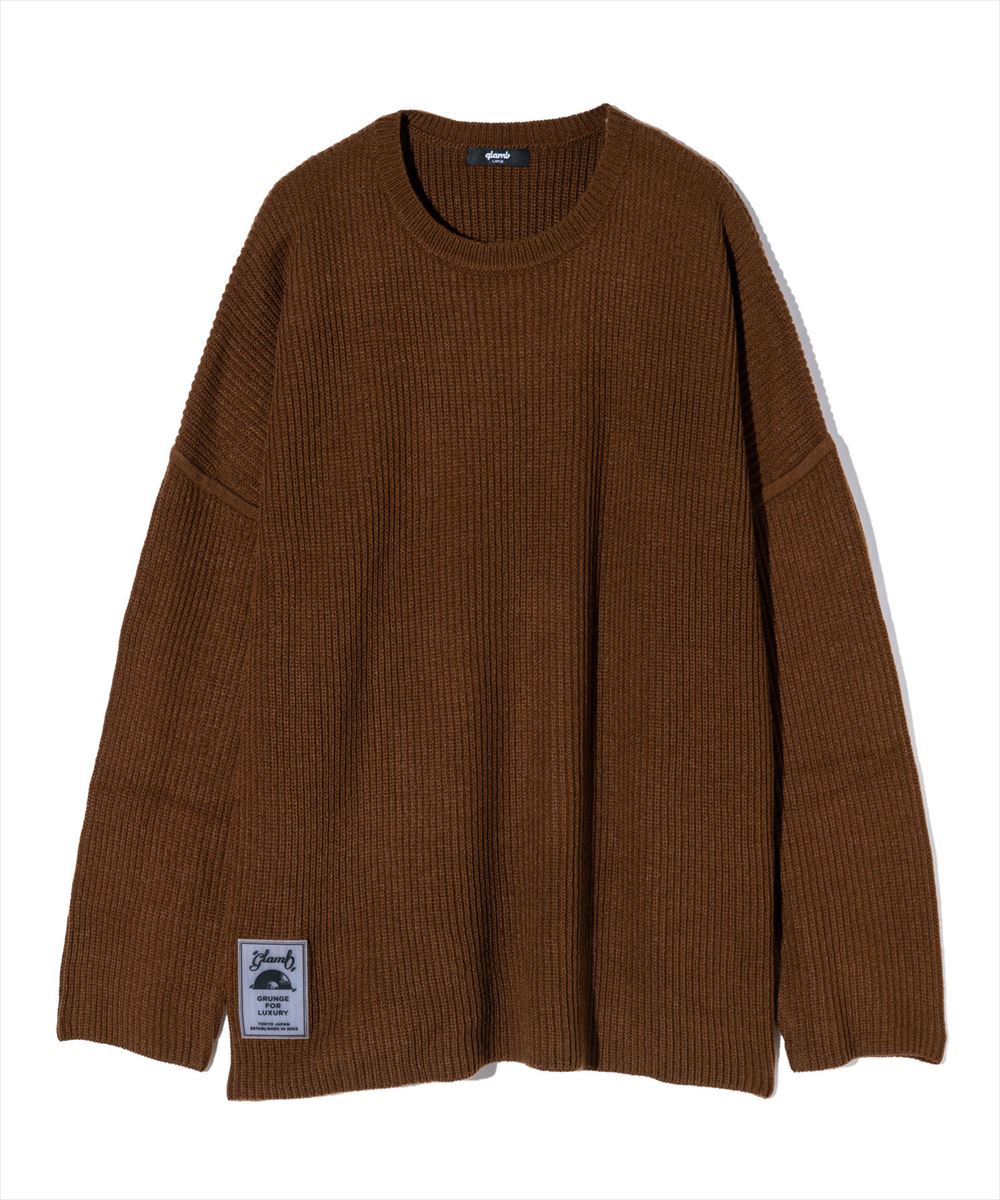 glamb グラム Rubber Tag Knit ラバータグニット