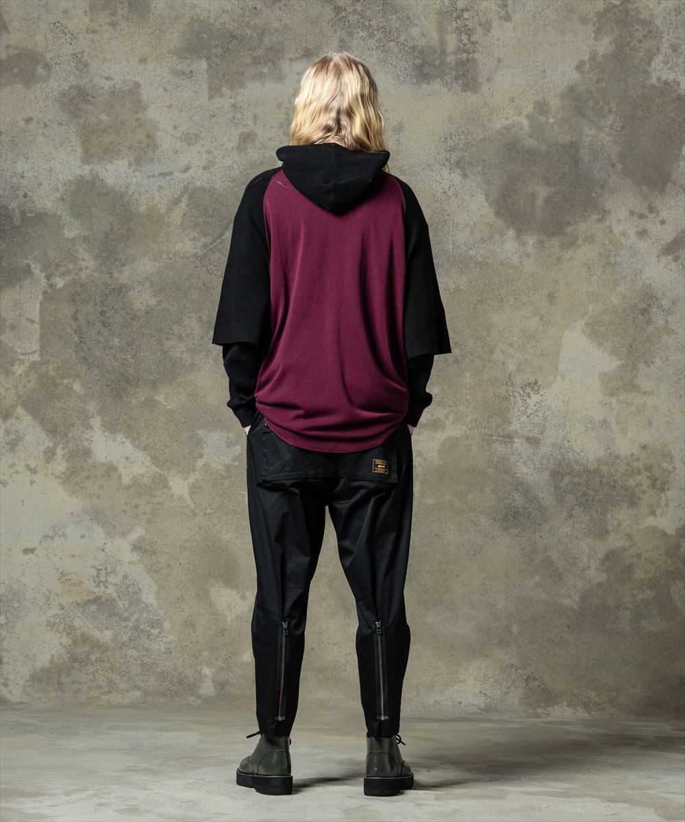 SALE/セール glamb グラム Half Sleeves Knit Hoodie / ハーフスリーブニットフーディ 特別価格