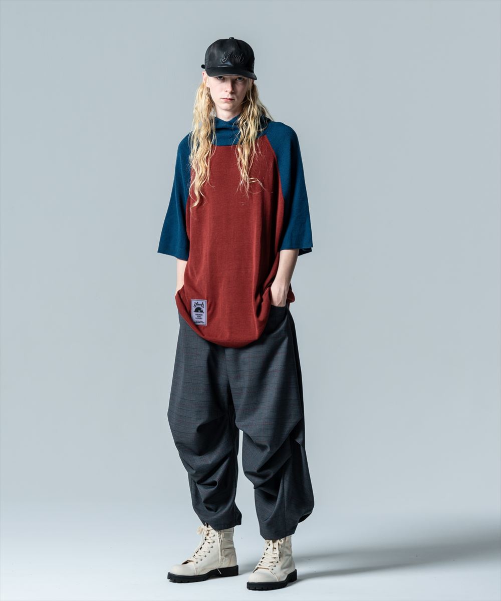SALE/セール glamb グラム Half Sleeves Knit Hoodie / ハーフスリーブニットフーディ 特別価格
