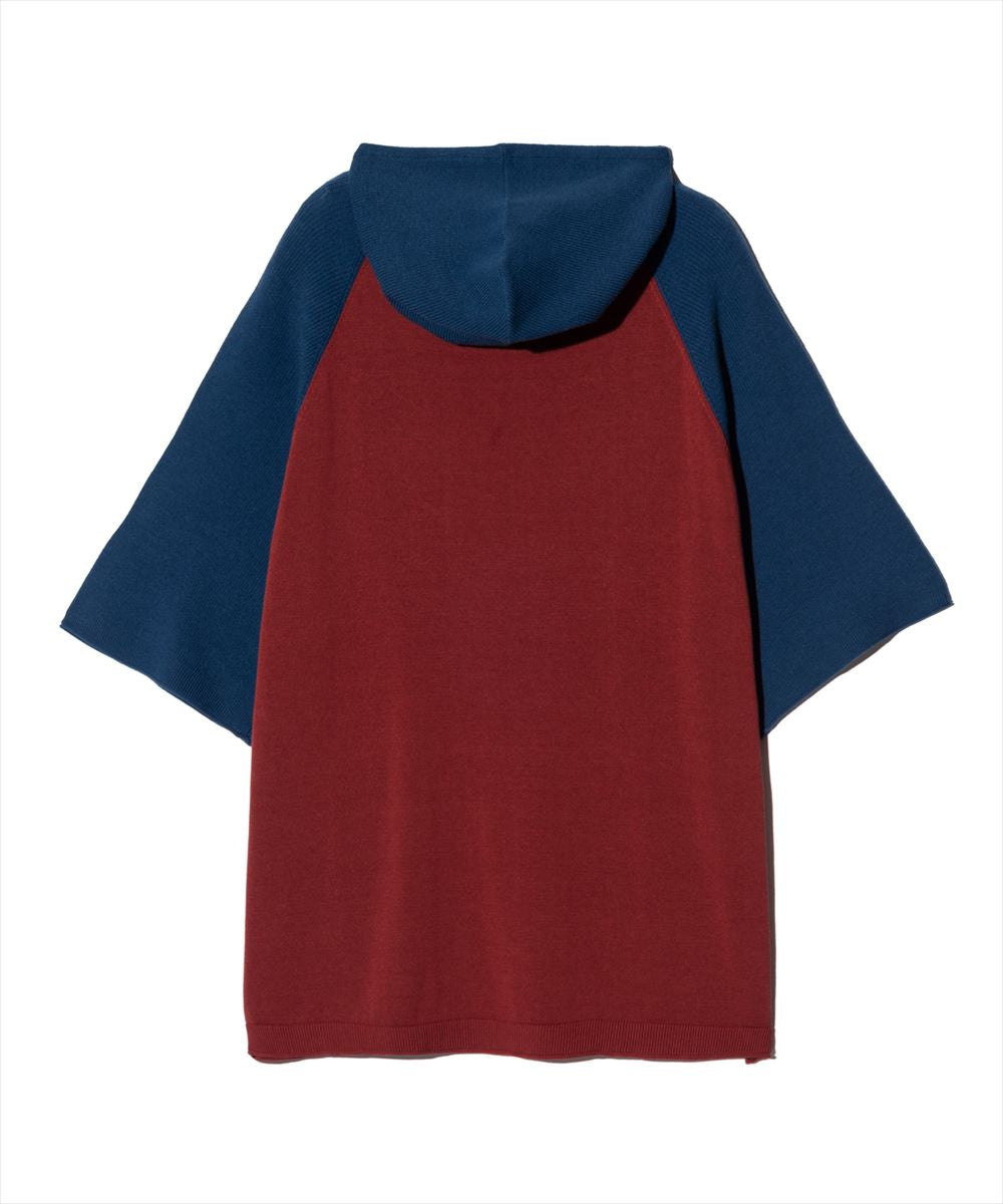 SALE/セール glamb グラム Half Sleeves Knit Hoodie / ハーフスリーブニットフーディ 特別価格