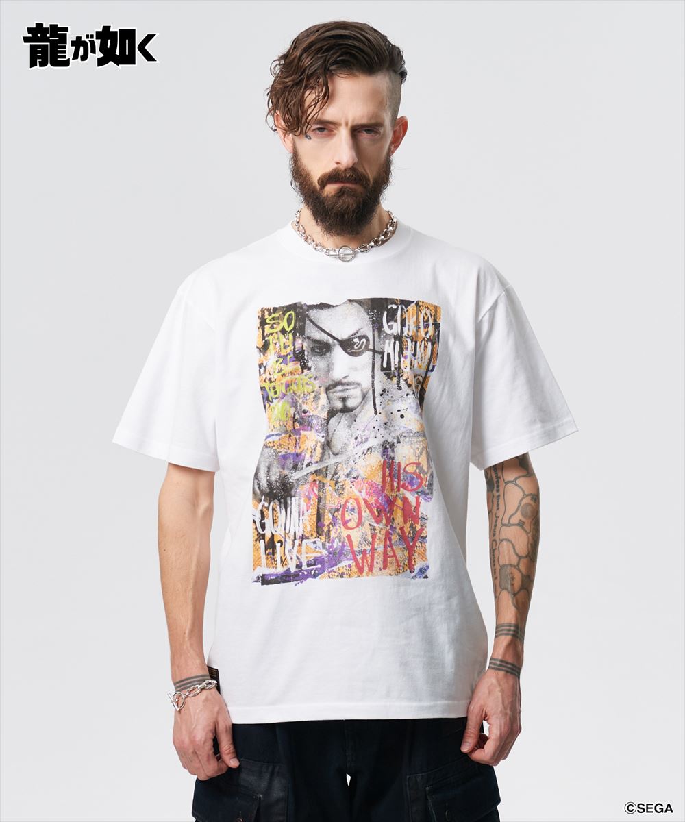 龍が如く 真島吾朗 Goro Majima T-Shirt / ゴロウマジマTシャツ glamb グラム