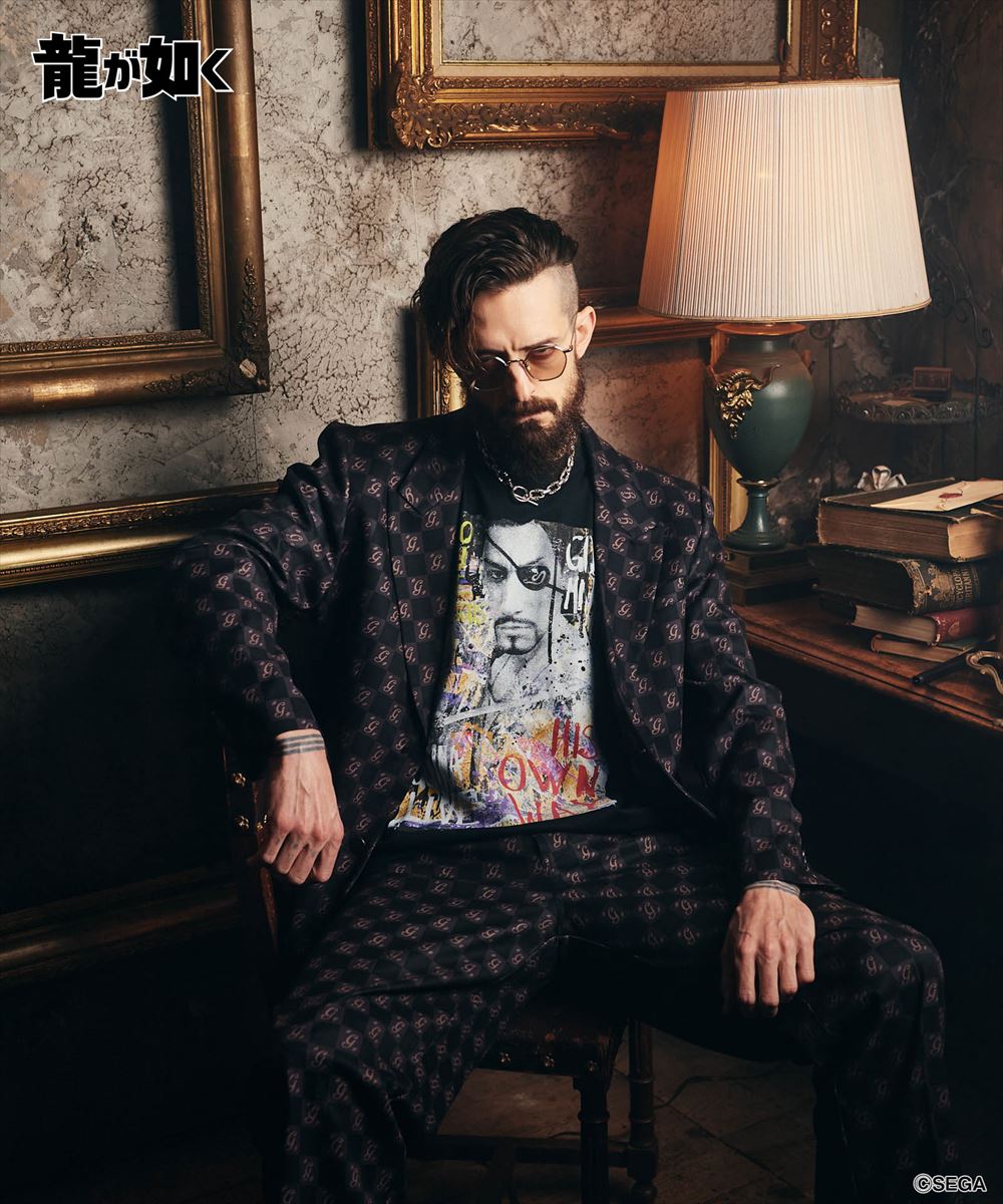 龍が如く 真島吾朗 Goro Majima T-Shirt / ゴロウマジマTシャツ glamb グラム