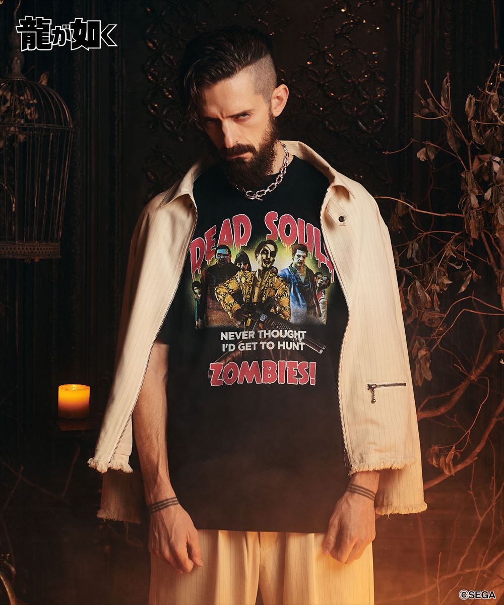 龍が如く 真島吾朗 Dead Souls T-shirt / デッドソウルズTシャツ glamb グラム