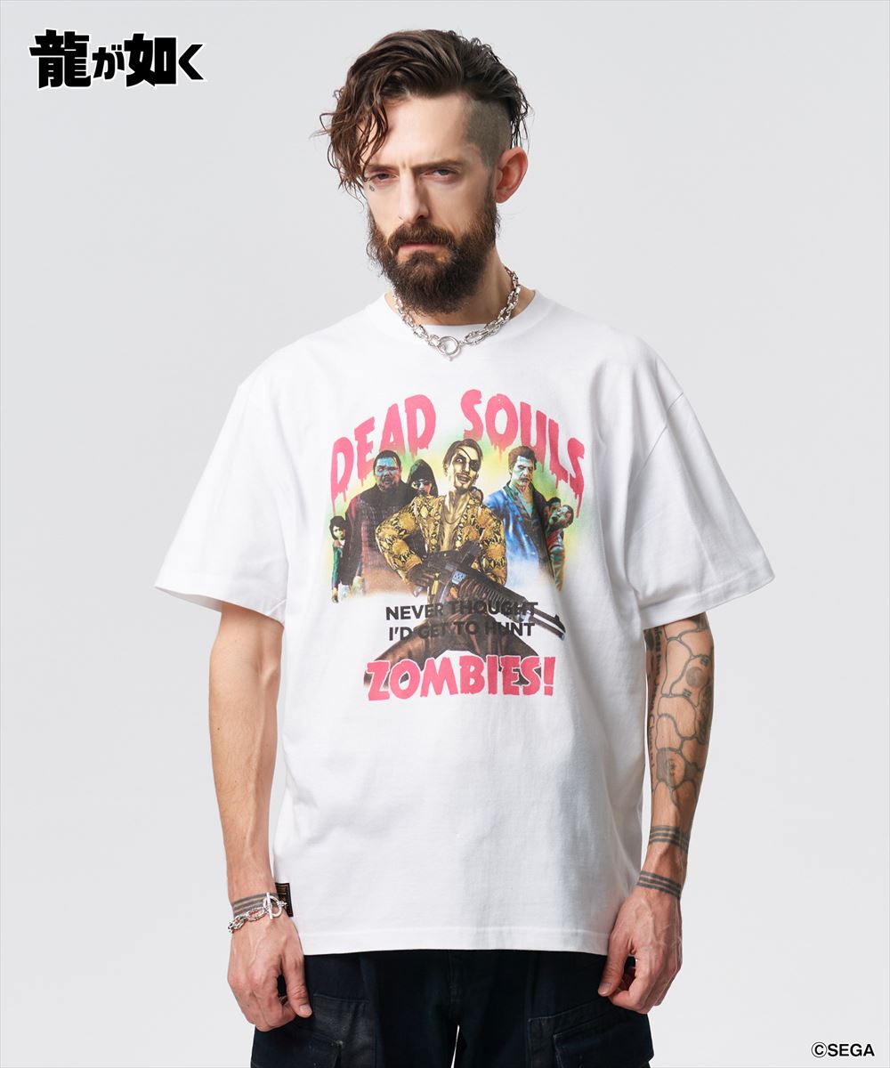 龍が如く 真島吾朗 Dead Souls T-shirt / デッドソウルズTシャツ glamb グラム