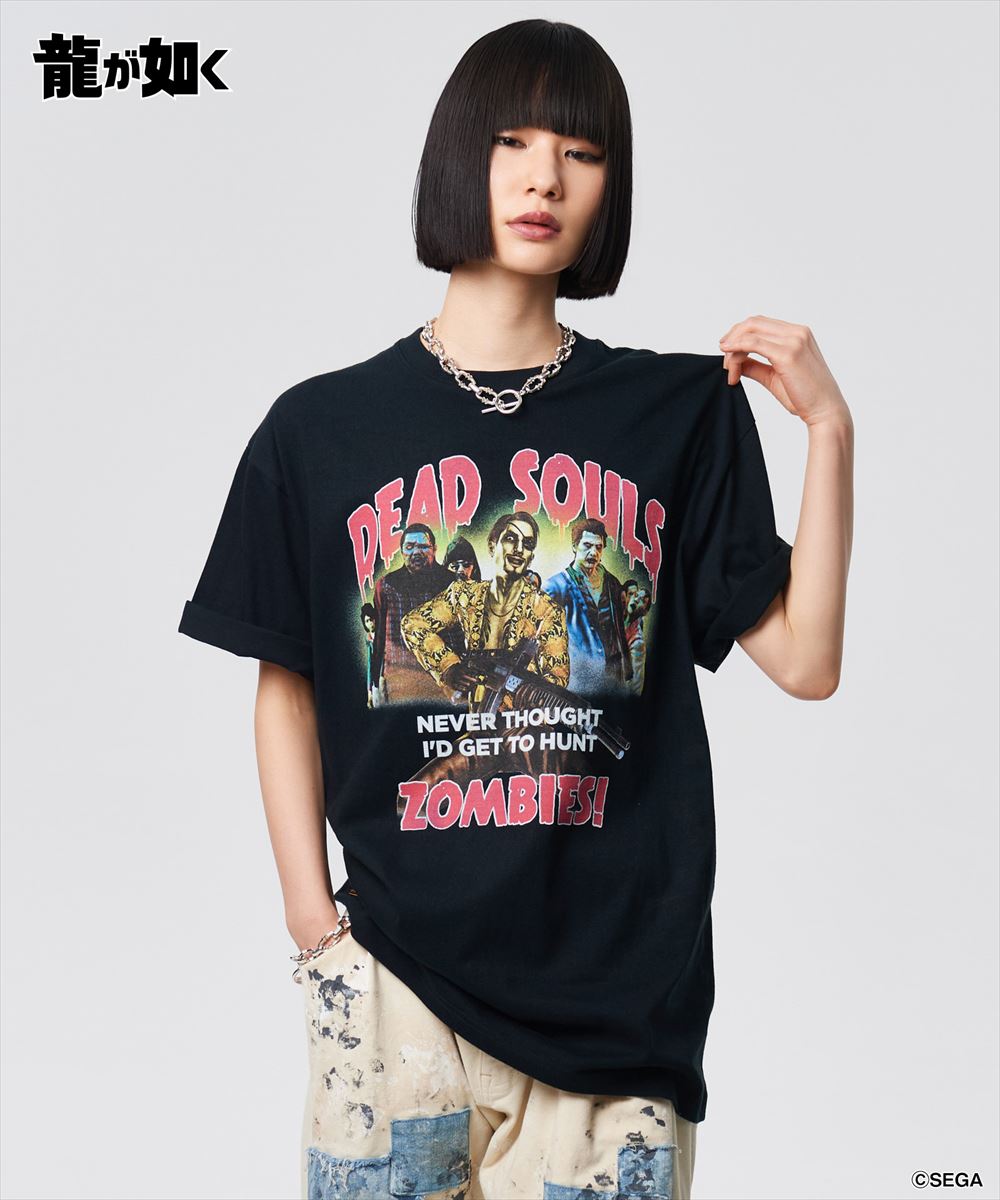 龍が如く 真島吾朗 Dead Souls T-shirt / デッドソウルズTシャツ glamb グラム