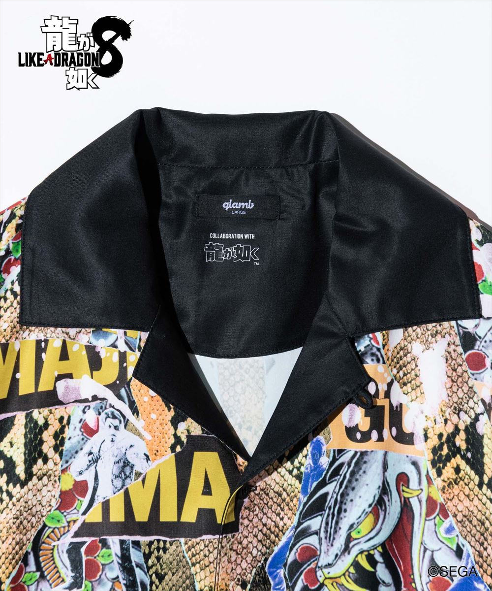 龍が如く8 glamb グラム Goro Majima Shirts / ゴロウマジマシャツ