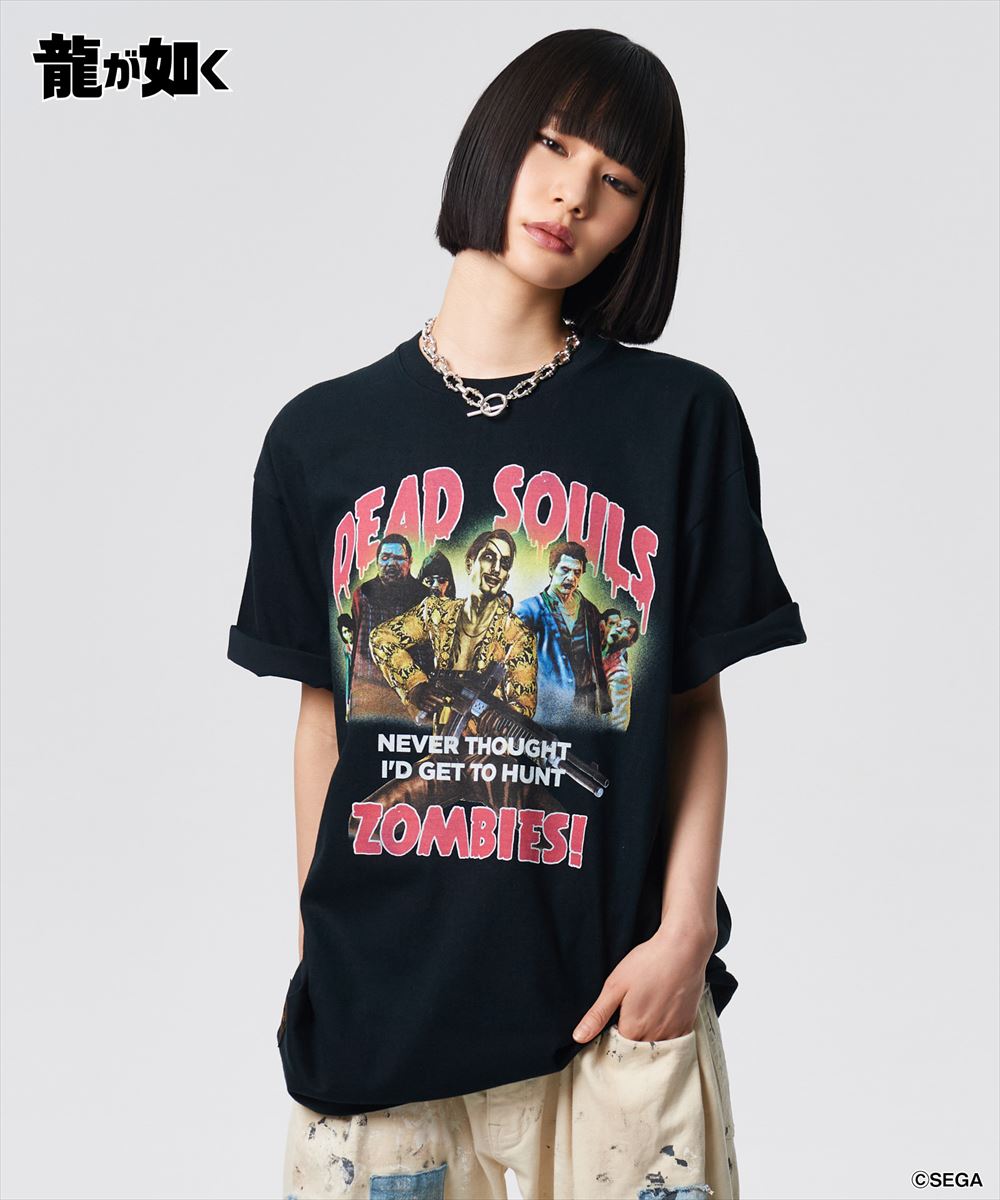 龍が如く 真島吾朗 Dead Souls T-shirt / デッドソウルズTシャツ glamb グラム