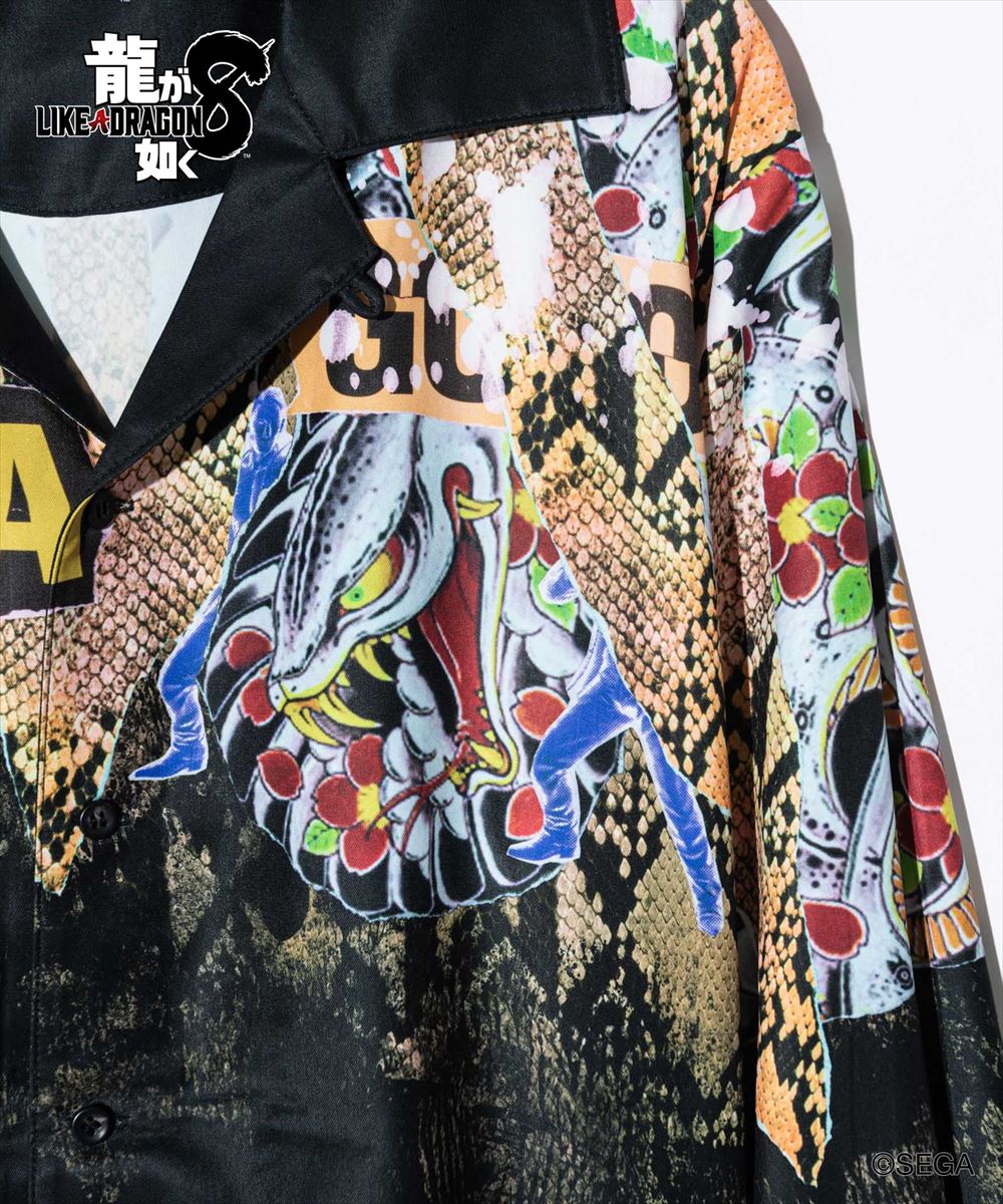 龍が如く8 glamb グラム Goro Majima Shirts / ゴロウマジマシャツ