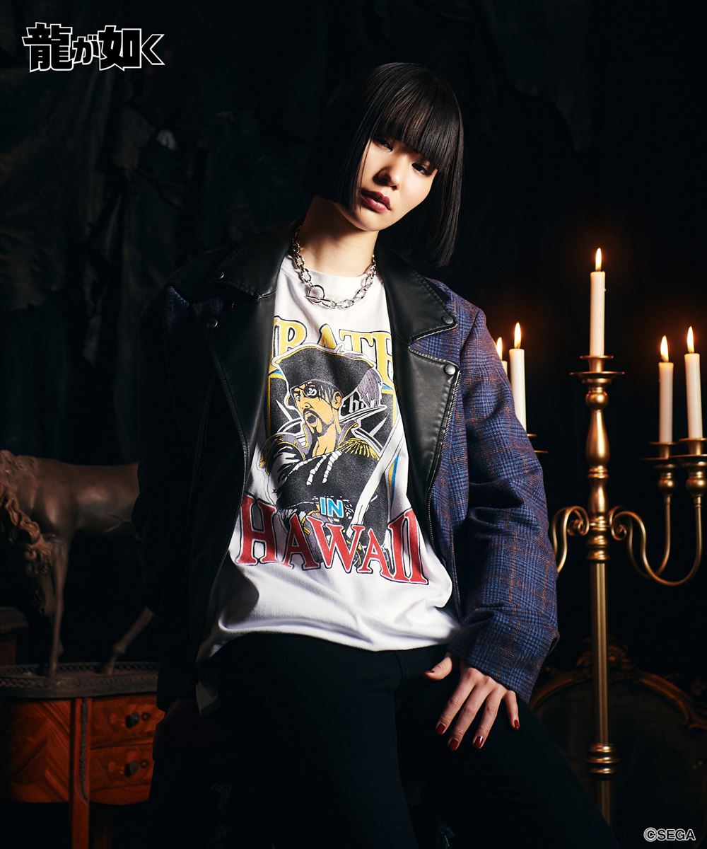 龍が如く 真島吾朗 Pirates in Hawaii T-shirt / パイレーツインハワイTシャツ glamb グラム