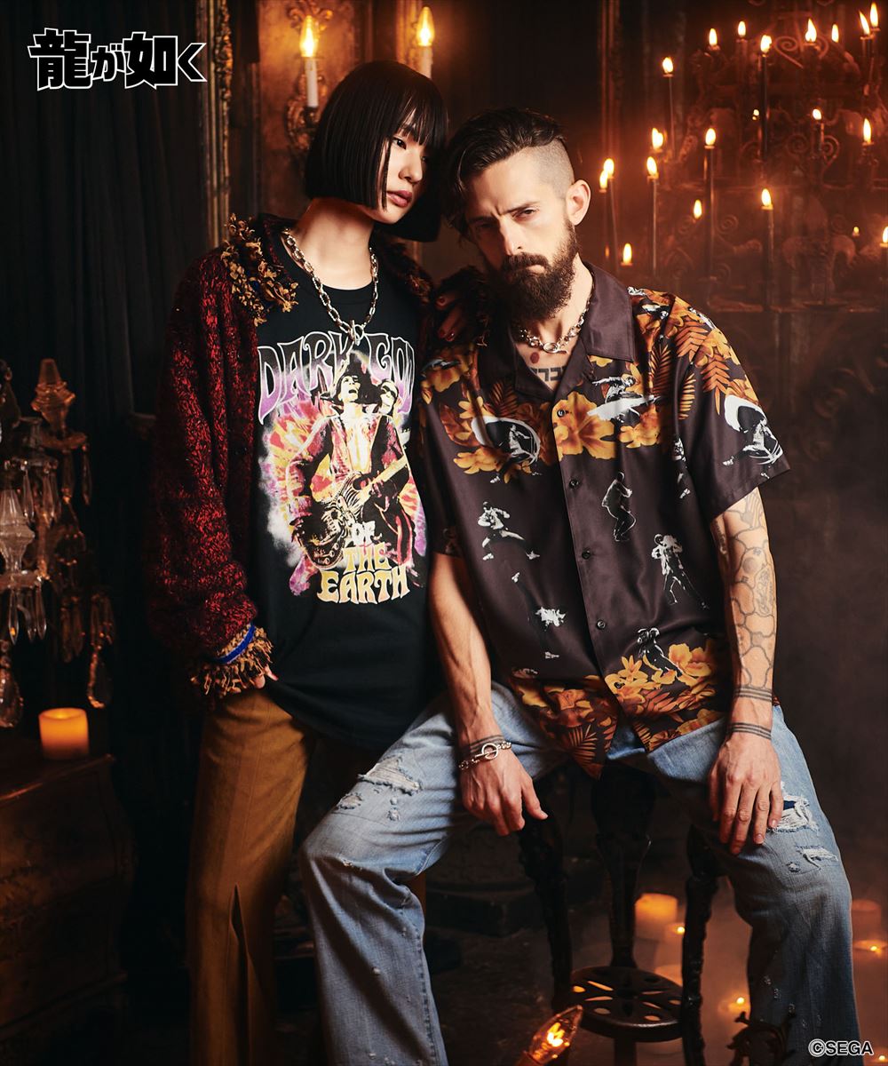 龍が如く 真島吾朗 Goro Majima Guitarist Cutsew / ゴロウマジマギタリストカットソー glamb グラム