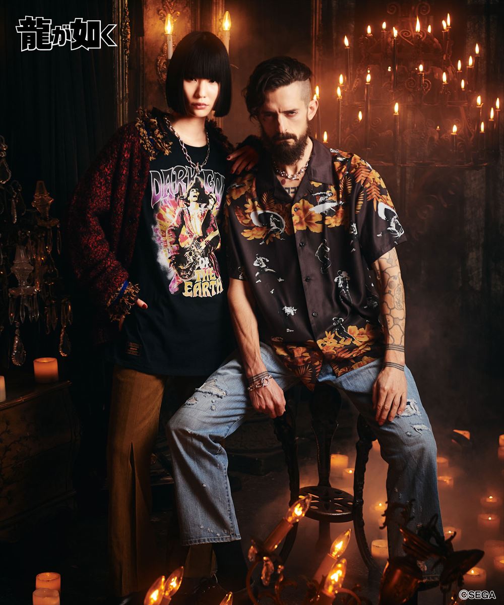 龍が如く 真島吾朗 Goro Majima Guitarist Cutsew / ゴロウマジマギタリストカットソー glamb グラム