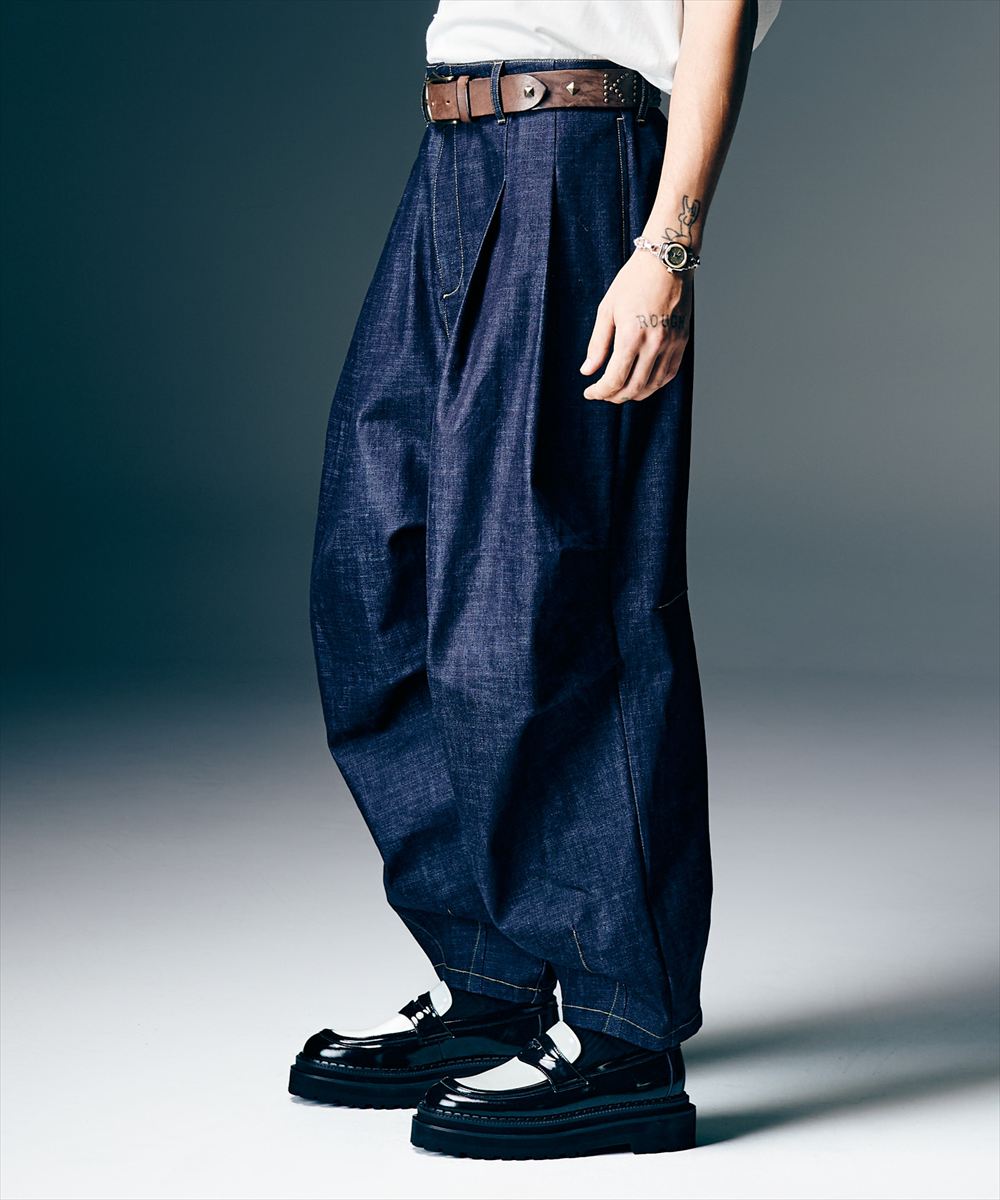 Crossover Tuck Pants / クロスオーバータックパンツ glamb グラム