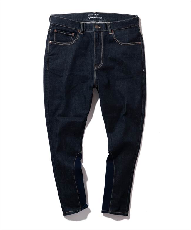 glamb グラム Poly denim Poly pants ポリーデニム