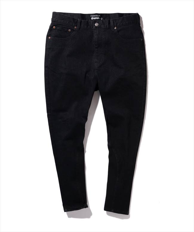glamb グラム Poly denim Poly pants ポリーデニム