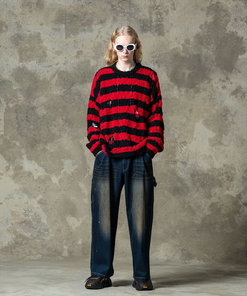 glamb グラム Red Dirt Work Denim / レッドダートワークデニム