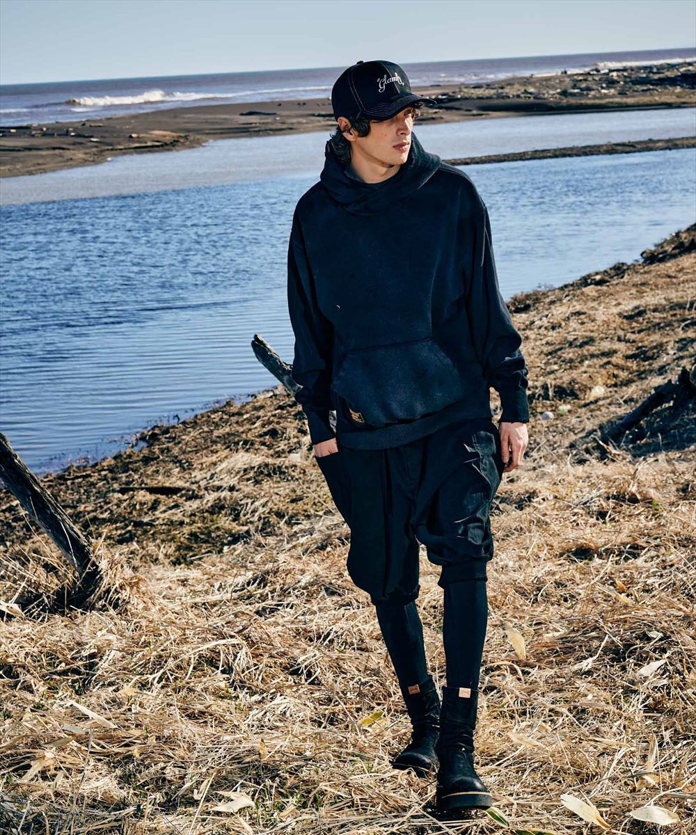 Sarrouel Rib Cropped Pants / サルエルリブクロップドパンツ glamb グラム 特別価格