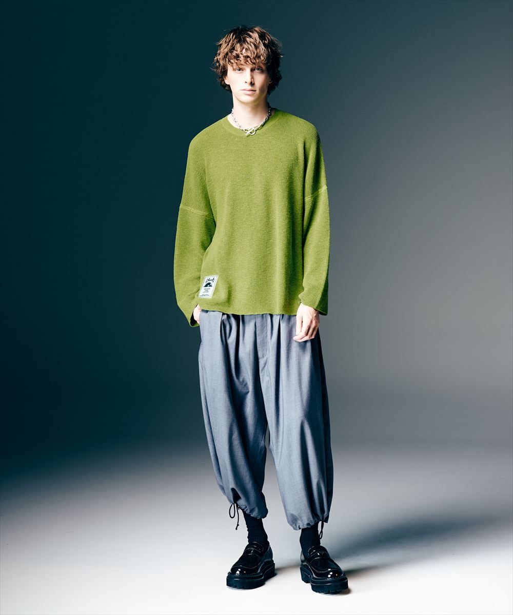 Easy Wide Cropped Pants / イージーワイドクロップドパンツ glamb グラム