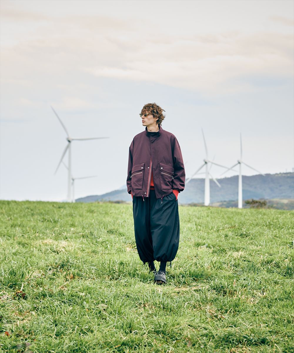 Easy Wide Cropped Pants / イージーワイドクロップドパンツ glamb グラム