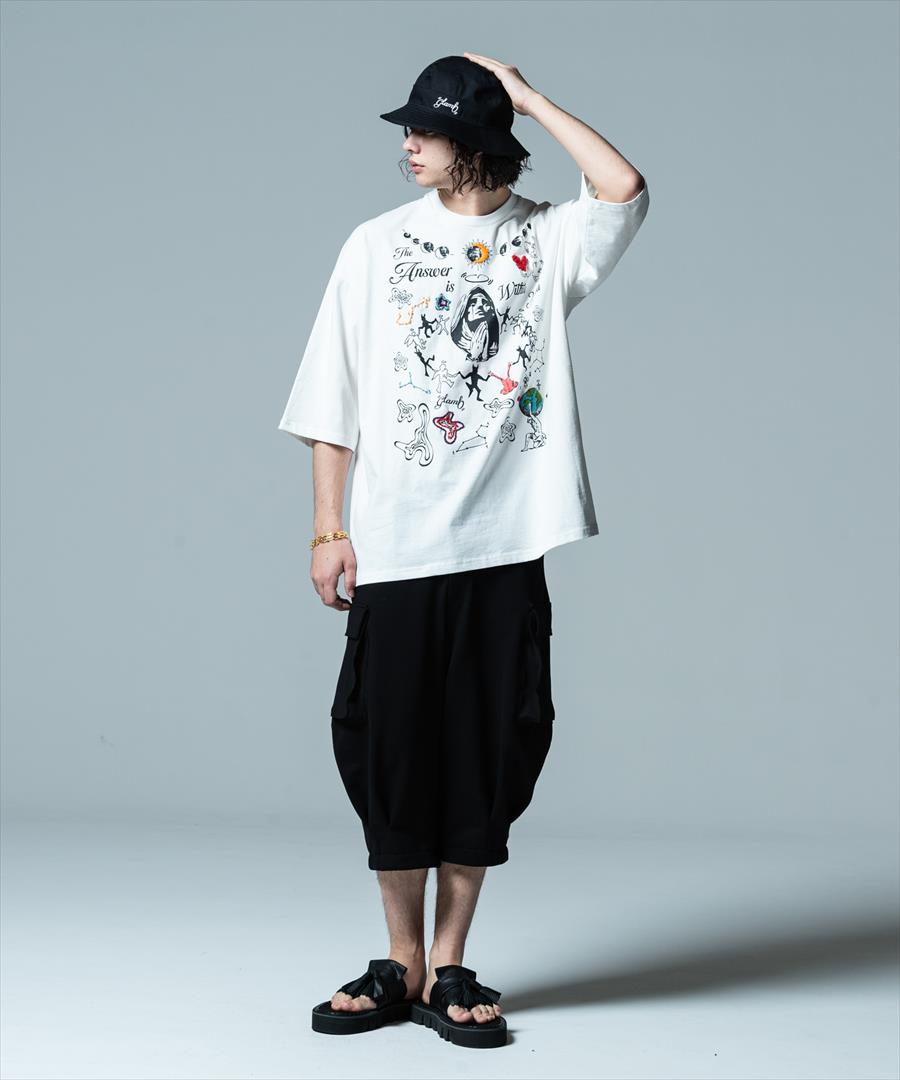 glamb グラム Cropped Sarrouel Cargo Pants クロップドサルエルカーゴパンツ
