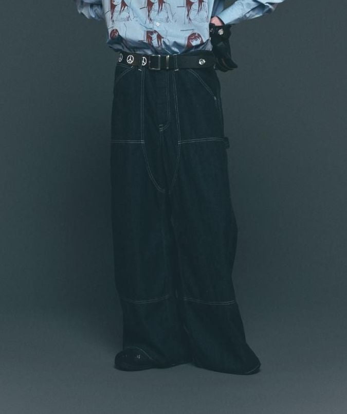 SEVESKIG セヴシグ Classic Double-Knee Painter Wide Pants クラシック ペインターパンツ