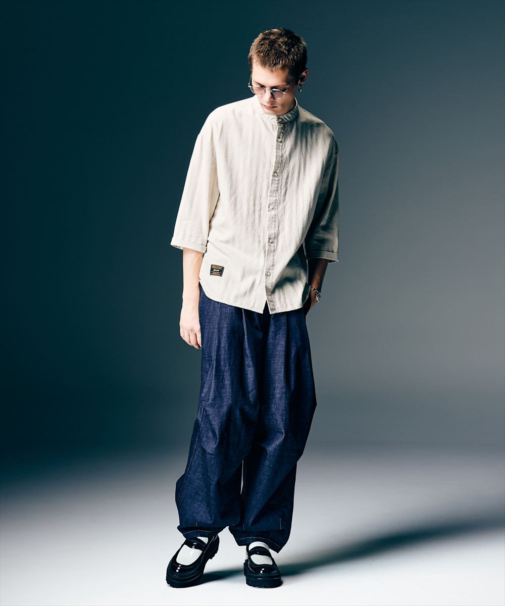 Stand Collar Shirt / スタンドカラーシャツ glamb グラム